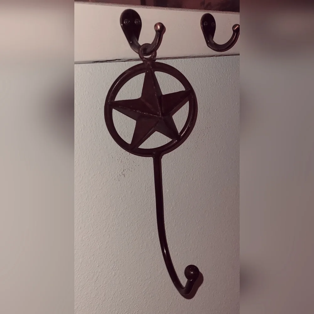 Iron Star Wall Mount Hook